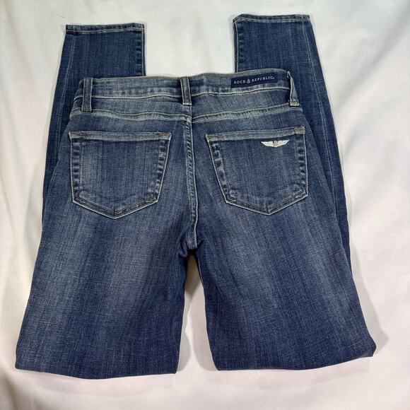 Rock & Republic Women’s Jeans Berlin Size 4 Medium‎ Wash - Picture 7 of 9